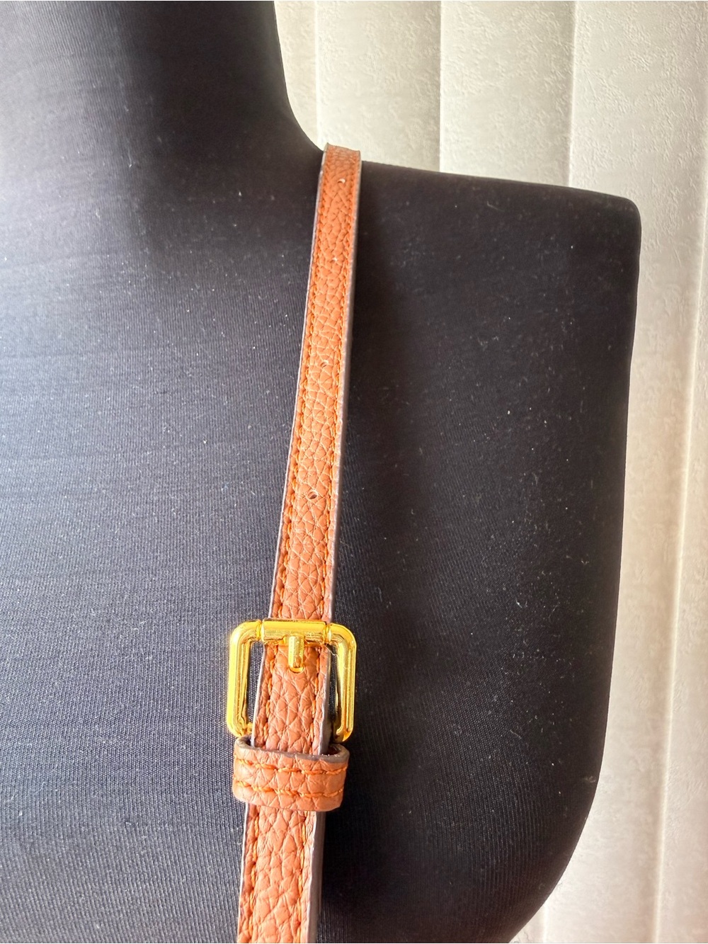 Hermes Cognac Togo Leather Mini Crossbody with Gold Hardware - Picture 3 of 13